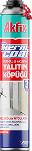 1. (POLIÜRETAN  PU KÖPÜKLER GRUBU) THERMCOAT-TERMAL VE AKUSTİK YALITIM KÖPÜĞÜ (TABANCALI KULLANIM)