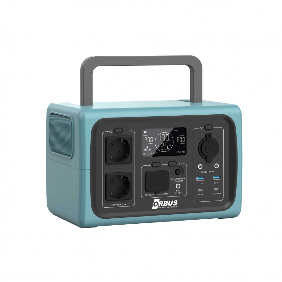 600 W -512 Wh Taşınabilir Güç İstasyonu